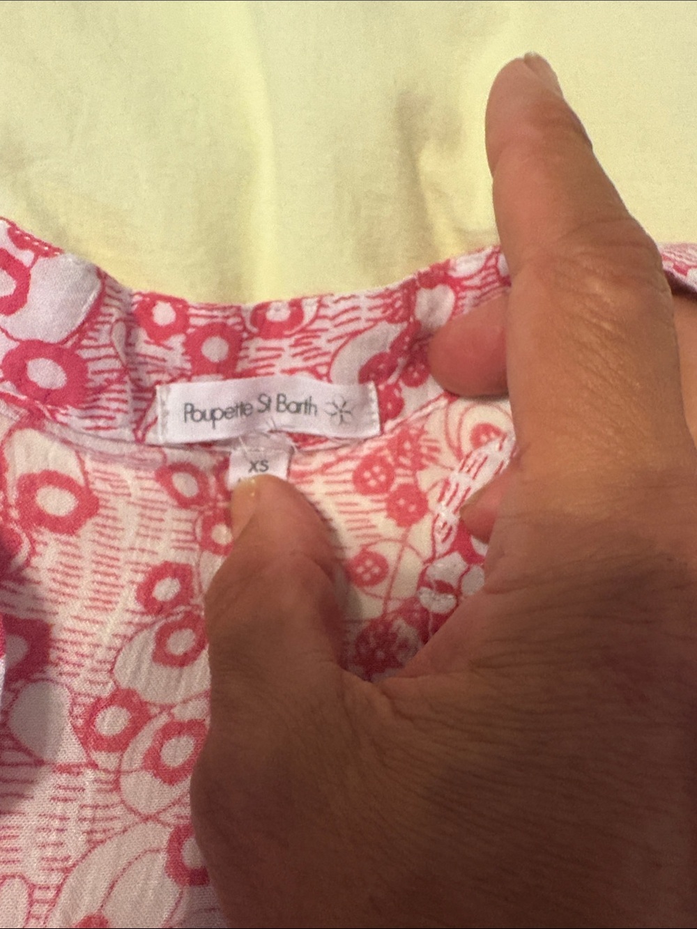 Poupette St. Barth Pink Printed Tassel-Hem Mini coverup - Picture 2 of 4